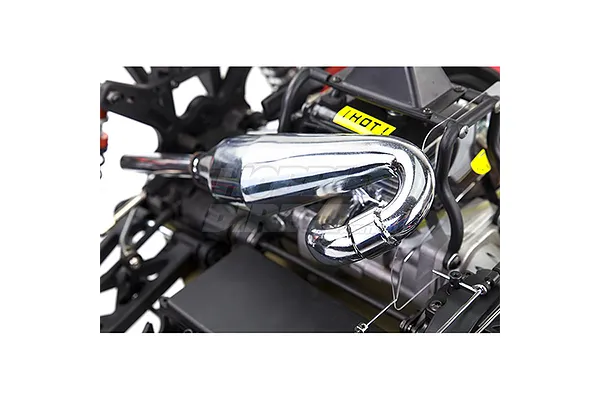 Steel tuned exhaust pipe