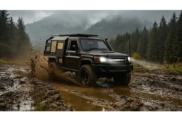 Tough 4WD Drivetrain and Extended Run Time