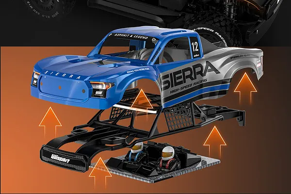Integrated Roll Cage & Detailed Cockpit