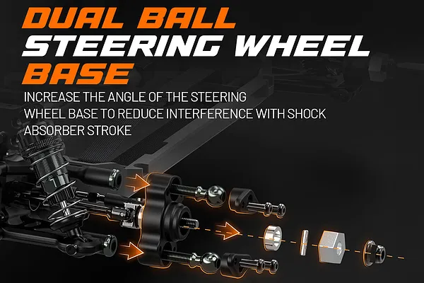 Dual Ball Steering Base
