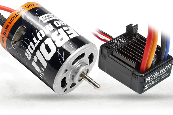 20T Brushed Motor and 60A ESC Combo