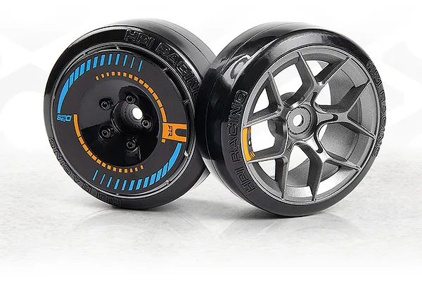 Colour-Matched Aero-5 Wheels and T-Drift Tyres