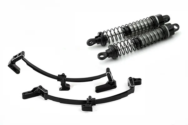 Aluminium Shocks and Steel Leaf Springs
