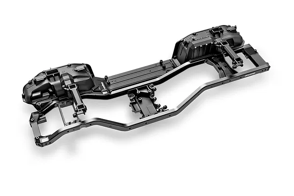 Heavy-Duty Steel Frame Rails