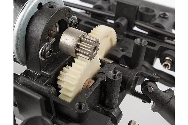 13.98:1 Ratio 3 Gear Transmission w/ Integrated Motor Mount