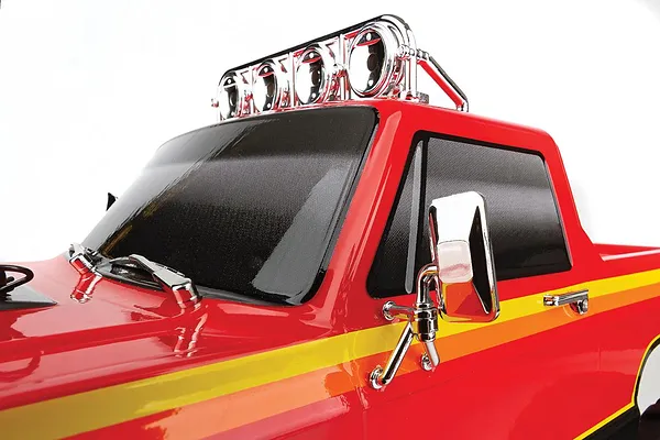 Roof-Mounted Chrome LED Light Bar
