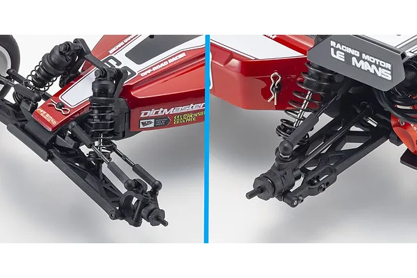Tunable Double Wishbone Suspension with Oil Shocks