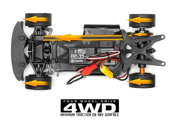 4WD System For Great Handling