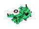GPM Aluminium Front Upper and Lower Bulkhead - Green TS012-G
