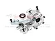 GPM Aluminium Front Upper and Lower Bulkhead - Silver TS012-S