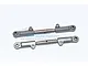 GPM Aluminium Front Upper Adjustable Turnbuckles 2Pcs - Grey Silver SLA054-GS