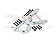 GPM Aluminium Rear Shock Towers 2Pcs - Silver SCX6030-S