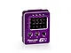 A purple Power HD G2 Smart Gyro for RC cars, featuring an aluminium casing, connection pins, adjustment dials, and a switch on a white background.