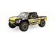 Losi Tenacity TT Pro 4X4 RC Short Course Truck in Brenthel Edition livery, featuring black and yellow paint with sponsor decals on a white background.