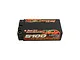 Gens Ace Redline 5100mAh 7.6V 130C HV Shorty LiPo battery in a black hard case with red and yellow branding.