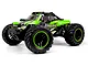 BlackZon Spryte MT 1/20 scale RC monster truck in green and black livery with large off-road tires, studio shot on white background.