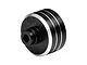 A black anodized aluminium differential case for RC cars by GPM Racing, featuring silver machined accents and the GPM logo.