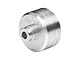 A silver GPM Racing aluminium differential case for RC vehicles, shown from a side-angle view against a white background.