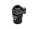 A black GPM Racing 23T aluminium servo horn with an integrated servo saver mechanism, shown against a white background.