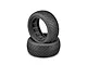 Two JConcepts 2.2 inch Ellipse RC front tyres stacked vertically, featuring a distinct diamond-shaped tread pattern and internal foam inserts.
