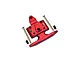 GPM Aluminium Front Skid Plate - Red LM331F-R