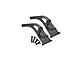 Two black GPM Racing aluminium rear diffuser braces with four included screws on a white background.