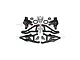 GPM Aluminium Steering Hubs and Front Suspension Arms Set - Black UDR2154A55N-BK