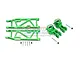 GPM Aluminium Rear Lower Suspension Arms and Rear Hubs Set - Green MAK5622-G