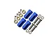 GPM Aluminium 12mm (+23mm) Wheel Hexes Set - Blue TRX4010/23MM-B