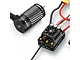 Hobbywing Ezrun Max8 160A ESC and 4278SD 2250kV brushless motor combo set on a white background.