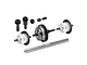 GPM Racing complete differential set including metal gear assemblies, pinions, and a drive shaft on a white background.