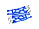 GPM Blue Aluminium X-Maxx Front or Rear Lower Suspension Arm Pair w/ Pins TXM055F/R-B