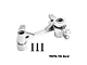 GPM Aluminium Steering Assembly Set with Servo Saver - Silver UDR048-S