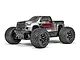 ARRMA Granite 223S DSC RC monster truck in gunmetal grey with black and white graphic accents, shown from a front-quarter angle on a white background.