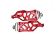 GPM Aluminium Front Lower Suspension Arms 2Pcs - Red MAKX055-R