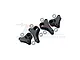 GPM Black Aluminium Traxxas Mini E-Revo Front and Rear Rocker Arm Set ERV027-BK