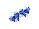 GPM Aluminium Front and Rear Rocker Arms 4Pcs - Blue ERV027-B