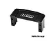 A black GPM Racing aluminium servo mount for RC vehicles, featuring a bridge-like design with mounting holes and the GPM Racing logo.