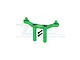 GPM Green Aluminium Front Body Post & Mount Set MAG201F-G