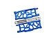 GPM Aluminium Rear Lower Suspension Arms 2Pcs - Blue MAKX056-B