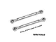 GPM Aluminium 88mm Rear Camber Links 2Pcs - Silver TJ057-S