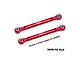 GPM Aluminium 88mm Rear Camber Links 2Pcs - Red TJ057-R
