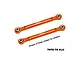 GPM Aluminium 88mm Rear Camber Links 2Pcs - Orange TJ057-OR