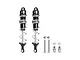 GPM Black Aluminium 125mm Rear Shocks w/ Hardware MAT125R-BK-S
