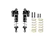 GPM Black Aluminium 125mm Front/Rear Adjustable Piggyback Shocks 2Pcs TXMS125F/R/L-BK-S