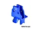 A blue anodized aluminium GPM Racing centre differential gear cover for RC cars, featuring 7075-T6 aluminium construction.