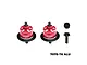 GPM Steel & Aluminium Front & Rear Complete Differential Set - Red SLA1337FR-R