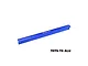 A blue GPM Racing aluminium centre chassis T-bar brace for RC cars, featuring a 7075-T6 aluminium construction.