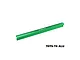 A green GPM Racing aluminium centre chassis T-bar brace for RC cars, featuring a T-shaped profile with mounting holes at each end.