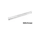 A silver GPM Racing aluminium T-bar chassis brace for RC cars, featuring a machined metal finish and laser-etched branding.
